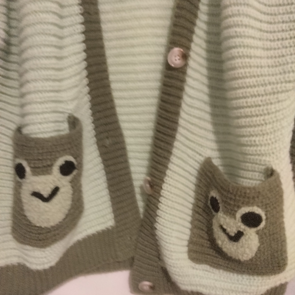 Frog cardigan